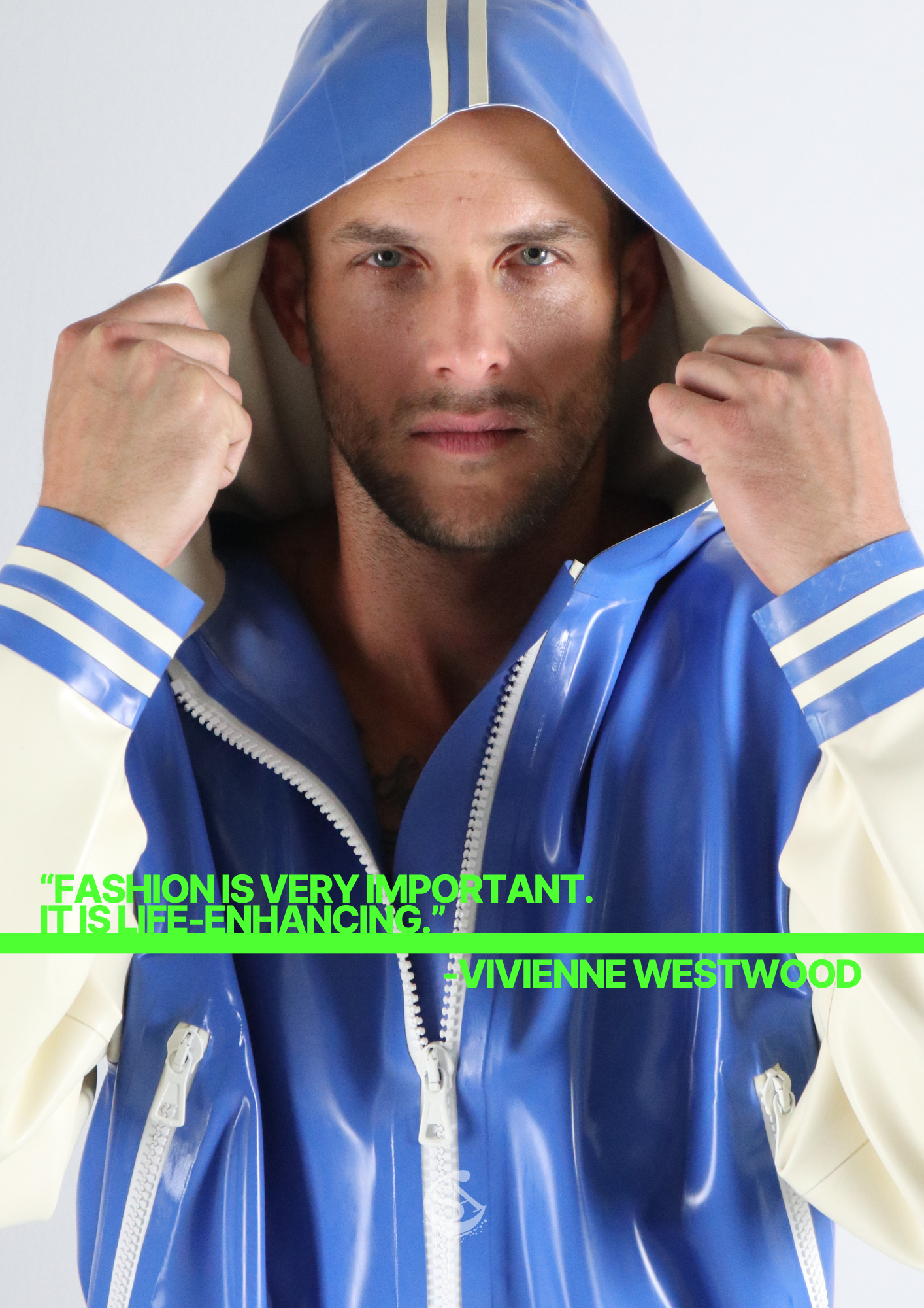 ELECTRIC — Hooded Latex Jacket Nr.001